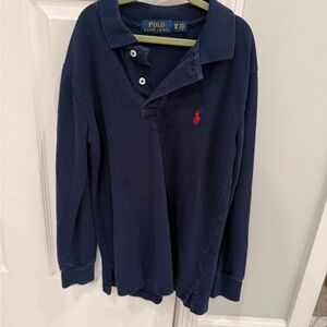 Ralph Lauren Kids Polo Shirt in Navy with Red Logo